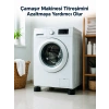 Mey İthalat® Çamaşır Makinesi İçin 4 Adet Kauçuk Ayak Pedi
