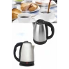 Mey İthalat® Çelik Su Isıtıcı Kettle Dayanıklı Paslanmaz Çelik Uzun Ömürlü