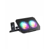 Mey İthalat® Çift Fanlı Laptop Soğutucu RGB Işıklı Sessiz Notebook Standı