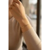 Mey İthalat® CM Gold Renk Lazer Kesim 65 mm Bilezik