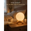 Mey İthalat® Dekoratif 3D Ay Işığı Masa Lambası Hediyelik Atmosfer Aydınlatması
