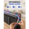 Mey İthalat® Dekoratif Peri Led 5 m 50 Ampullü Şeffaf Kablo Aydınlatma