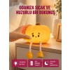 Mey İthalat® Dekoratif Pumpkin Gece Lambası Şarjlı Dokunmatik LED Işık Yeni Nesil