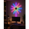 Mey İthalat® Dekoratif RGB Fireworks LED Duvar Işığı Çok Renkli Telefon Kontrollü LED Aydınlatma