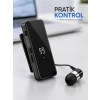 Mey İthalat® Dijital Ekranlı Bluetooth Kulaklık Tek Kulaklıklı Klipsli Kompakt Tasarım