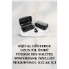 Mey İthalat® Dijital Göstergeli Bluetooth Kulaklık Kablosuz TWS Stereo Bluetooth 5.0