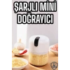 Mey İthalat® El Rondosu Mini Şarjlı Doğrayıcı Taşınabilir 250 ml
