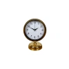 Mey İthalat® Elegance Gold 25 x 20 Cm Metal Masa Saati