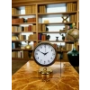 Mey İthalat® Elegance Gold 25 x 20 Cm Metal Masa Saati