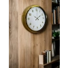 Mey İthalat® Elegant Gold Frame 40 Cm Metal Duvar Saati