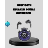 Mey İthalat® ENC Mikrofonlu Kablosuz Kulaklık Dokunmatik Kontrol ve LED Ekran Şarj Kutulu