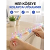 Mey İthalat® Enerji Tasarruflu Şeffaf Kablo 5 m 50 LED Dekor Işık