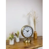 Mey İthalat® Eskitme Metal Masa Saati 25×20 cm