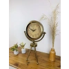 Mey İthalat® Eskitme Vintage Üç Ayaklı Masa Saati
