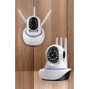 Mey İthalat® Ev Kamerası Wifi Kamerası Video Kayıt Çift Yönlü Hareket Sensörü Bebek