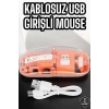 Mey İthalat® Fare Mouse Çift Modlu Kablosuz Bağlantılı 2.4GHz Destekli Yeni Nesil