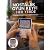 Mey İthalat® Game Box Mini 500 Adet Retro Oyun Taşınabilir Oyun Konsolu Yeni Nesil