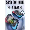 Mey İthalat® Gamepad Joystick Nostalji 500 Oyunlu 2 Li Atari Gamebox Oyun Konsolu Sup Atari