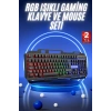 Mey İthalat® Gaming Oyuncu Klavyesi Led Aydınlatmalı Mekanik Hisli