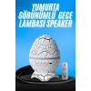 Mey İthalat® Gece Lambası Yumurta Işık Speaker Yeni Nesil Dinozor Yumurtası Görünümlü