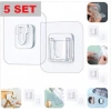 Mey İthalat® Geçmeli Klips Eşya Sabitleme Askısı 5 SET