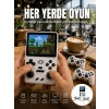 Mey İthalat® Geniş Ekranlı Taşınabilir Retro Oyun Konsolu Yeni Nesil