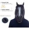 Mey İthalat® Gerçekçi At Kafası Maskesi Siyah Renk