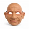 Mey İthalat® Gerçekçi Yaşlı Adam Maskesi – Lateks Görünümlü Plastik Korku Maskesi