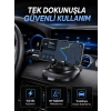 Mey İthalat® Gizlenebilir Telefon Numaralı Araç İçi Telefon Tutucu Torpido Üstü Telefon Standı
