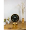 Mey İthalat® Gold Metal Sade Masa Saati 25×20 cm