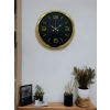 Mey İthalat® Gold Modern Rakamlı 40 Cm Metal Duvar Saati