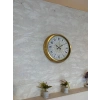 Mey İthalat® Gold Zarif 40 Cm Metal Duvar Saati