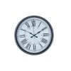 Mey İthalat® Gri Dekoratif 36 Cm Duvar Saati