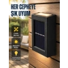 Mey İthalat® Güneş Enerjili Su Geçirmez LED Duvar Lambası Yeni Nesil