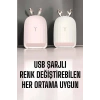 Mey İthalat® Hava Nemlendirici Aromaterapi Hava Temizleyici Renk Değiştirebilen