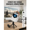 Mey İthalat® HD Ayaklı Portatif Projeksiyon Cihazı Bluetooth Wifi Akıllı Android İşlemcili
