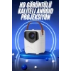 Mey İthalat® HD Ayaklı Portatif Projeksiyon Cihazı Bluetooth Wifi Akıllı Android İşlemcili