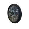 Mey İthalat® Heritage Black 60 Cm Çarklı Duvar Saati