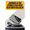 Mey İthalat® İos Android Uyumlu Bluetooth Kulaklık Kablosuz Kulaklık Yüksek Basslı