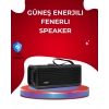 Mey İthalat® J-IPOX P520 Solar Enerjili Bluetooth Hoparlör FM Radyolu 8W Ses