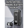 Mey İthalat® Kablolu Makaralı Bluetooth Kulaklık Uzun Pil Ömrü Dijital Göstergeli