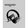 Mey İthalat® Kablosuz Kulak Üstü Bluetooth Kulaklık Güçlü Bas ve Katlanabilir Tasarım