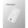 Mey İthalat® Kablosuz MagSafe Powerbank iPhone Uyumlu, 10000 mAh, Isı Dağılımlı