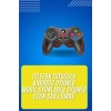 Mey İthalat® Kablosuz Oyun Kolu Bluetooth Joystick Gamepad Android Uyumlu