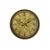 Mey İthalat® Kahverengi Vintage 36 Cm Duvar Saati