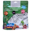 Mey İthalat® Kalem Hediyeli Boyanabilir Tişört 3-4 Yaş