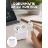 Mey İthalat® Kaliteli Ucuz İOS ve Android Uyumlu TWS Bluetooth Kulaklık ANC Özelliği Yeni Nesil