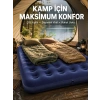 Mey İthalat® Kamp ve Festival İçin Şişirilebilir Yatak Çift Kişilik Sağlam Yapı