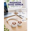 Mey İthalat® Katlanabilir Asılabilir Mini Fan USB Şarjlı 3 Kademeli Sessiz