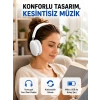 Mey İthalat® Katlanabilir Bluetooth V5.0 Kablosuz Kulaklık | 400 mAh, Gürültü Azaltma Yeni Nesil